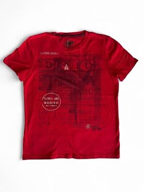 Epic Threads Boys Red Detroit Railway Graphic Tee